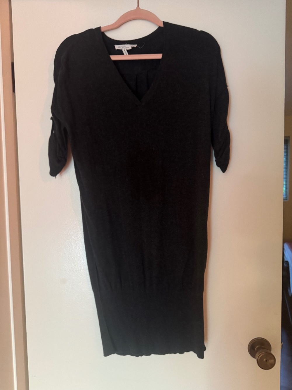 BCBGeneration Charcoal grey sweater dress